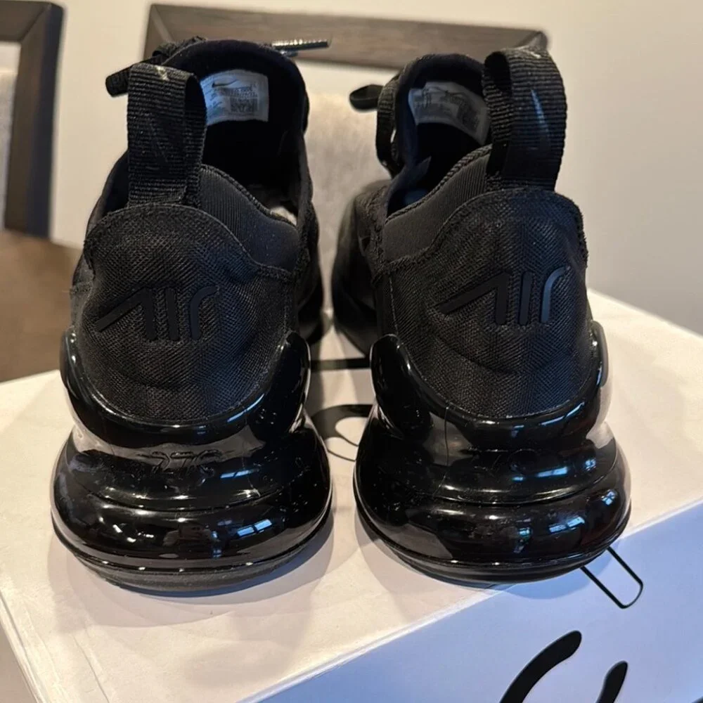 Nike Black Air Max 270 Sneakers - Picture 3 of 6
